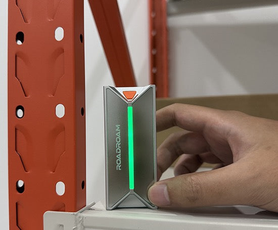 RoadRoam checking a storage shelf