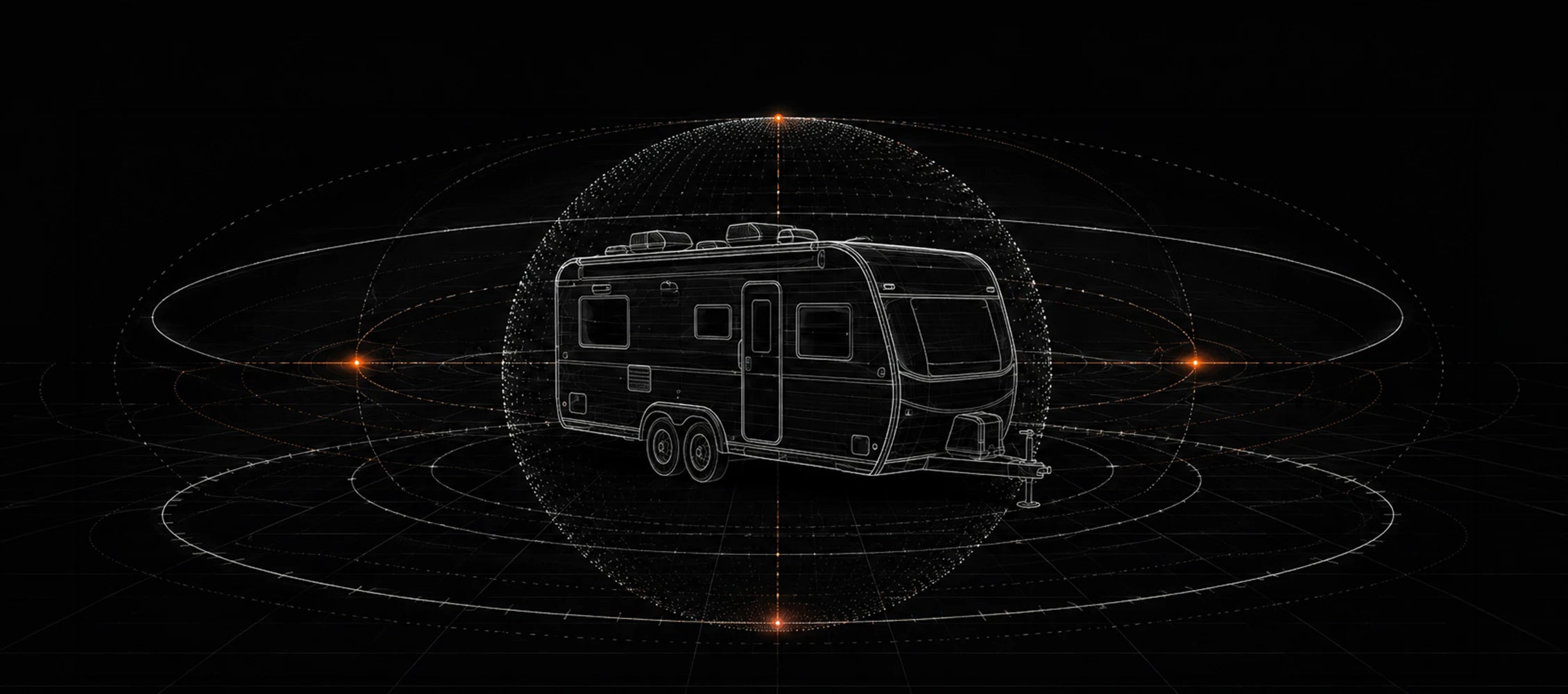 Two-direction RV tilt monitoring visualization