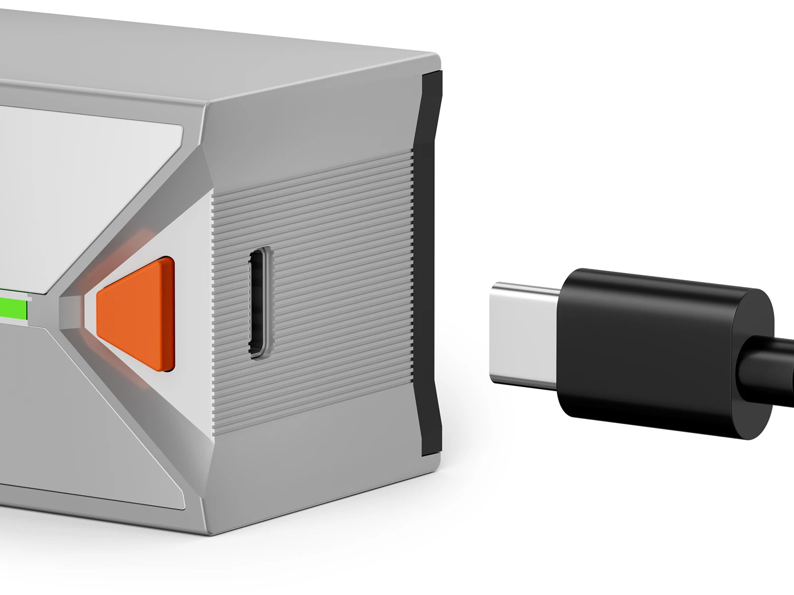 USB-C charging detail